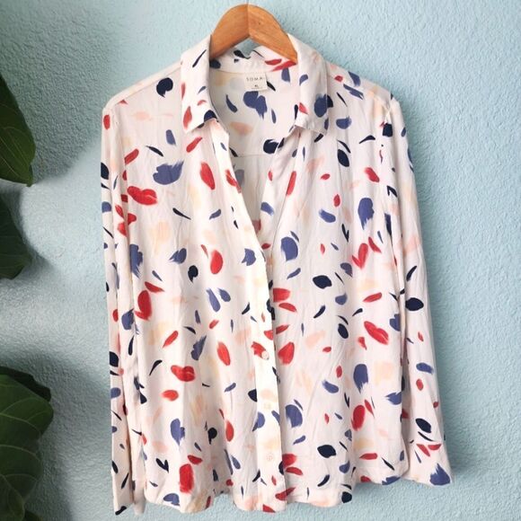 Soma pebble print blouse top - Picture 1 of 7